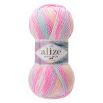 Пряжа Alize (Ализе) Happy Baby new Multi Colors / уп.5 мот. по 100 г, 320м, 52991 секционный