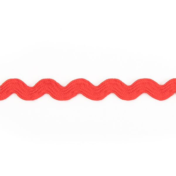 Тесьма отделочная зигзаг 5 мм, 20 м, рис. 6892, красный, Blitz С3582Г17