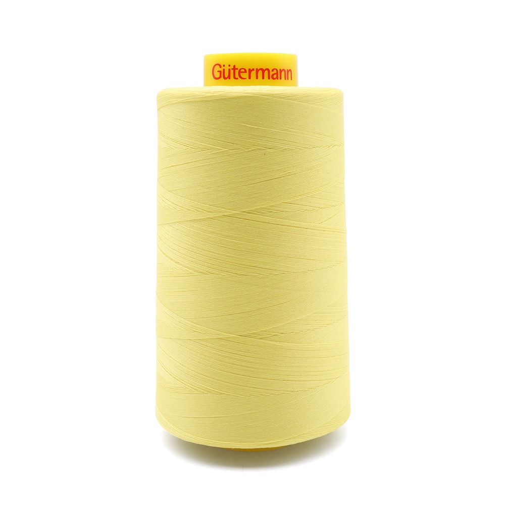 Нитка универсальная Gutermann Mara 120/2, 5000 м, 700185, 3897 светлый лимон, 1 шт