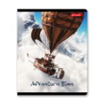 Тетрадь ученическая общая, глянцевая ламинация, A5+ 96 л. на скобе 60 г/м², белизна 100%, 5 шт, клетка в термоусадочной пленке, 000774 Время приключений, Светоч 96ТЕТк-004