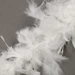 Боа из перьев 2 метра, 50±3 г, белый