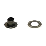 Люверсы металл ⌀_4.87 мм (внутр.), h5.66 мм (внутр.), вн. ⌀9.9 мм (внутр.), №3, сталь, антик, 100 шт, New Star