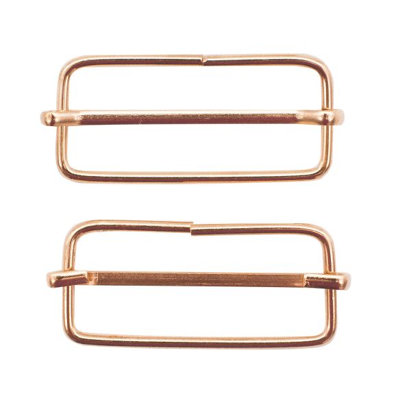 Рамка регулировочная 40 мм ушко (19х45 мм), золото цв.02, 100 шт