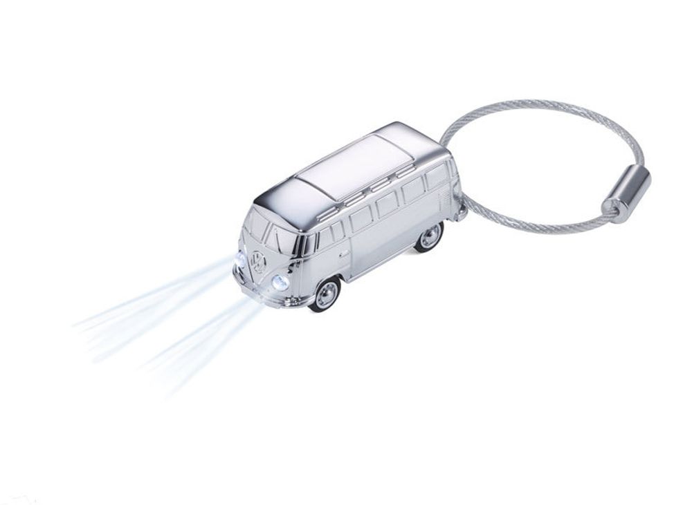 Брелок Troika LED Микроавтобус, металл, 5.5х2х2.2 см, серебро