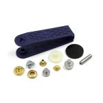 Кнопка Альфа (S-образная) ⌀15.0 мм, 10 шт, латунь, золотой, Prym