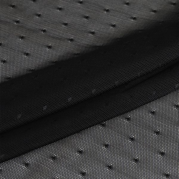 Сетка бельевая эластичная 80 г/м², шир.140 см / 5 метров, 170 черный /OLG024.170/5/