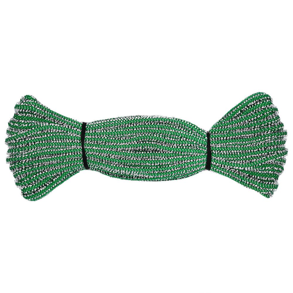 Шнур отделочный плетеный ⌀6.0 мм / 30 метров, зеленый, С887Г7