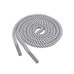 Шнурок круглый двухцветный ⌀5.0 мм / 135см, 1 шт, 09 серый/белый, 3AR2803