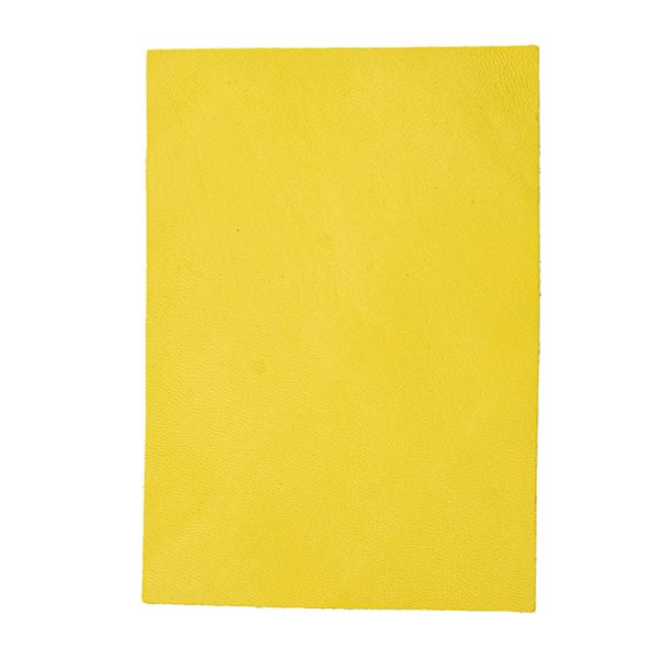 Кожа натуральная в листах А6 (10,5*14,8см), 100% кожа (16 желтый) 402