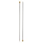 Спицы прямые ⌀4.0 мм, 35 см, Alpina SIL-02