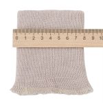 Манжеты трикотажные 8.5х9.5 см, 1 пара, плотные зимние 10 кл, 1х1, 868 белый песок