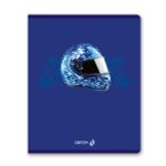 Тетрадь ученическая общая, выборочный лак, A5 96 л. на скобе 65 г/м², белизна 100% 5 шт клетка, 01531 Гжель, Светоч Т80