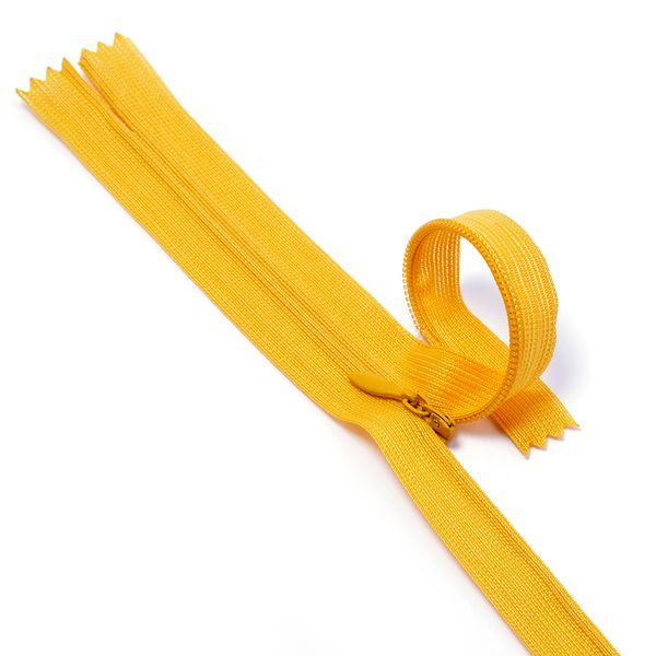 Молния потайная (скрытая) Т3 (3 мм) 1 зам., н/раз., 20 см, цв.F123 золотисто-коричневый уп.50 шт