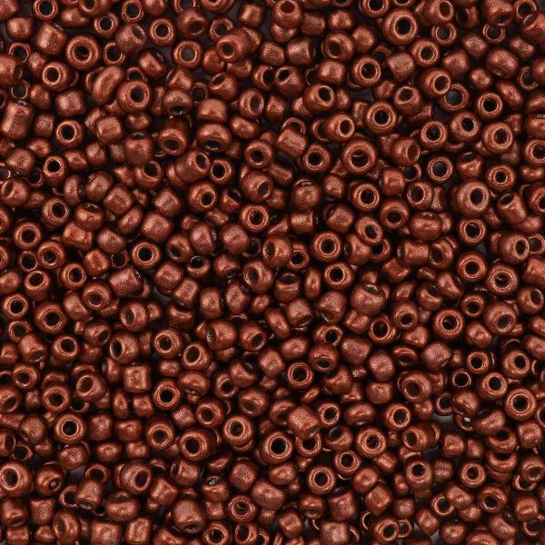 Бисер Astra&Craft 11/0 (2.1 мм), 200 г (10х20 г), цв. 917 терракот/непрозрачный, матовый