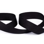 Стропа (ременная лента) 25 мм / 50 метров, [17.4 г/пог.м], 100% п/а, черный, Gamma 6с617