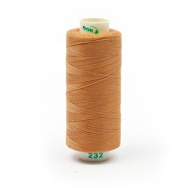 Нитки швейные бытовые Dor Tak 40/2, 366 м / 10 кат., 232 бежевый