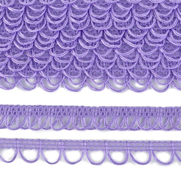 Тесьма отделочная UU 163 сиреневый 18-19 мм, уп.16,45м