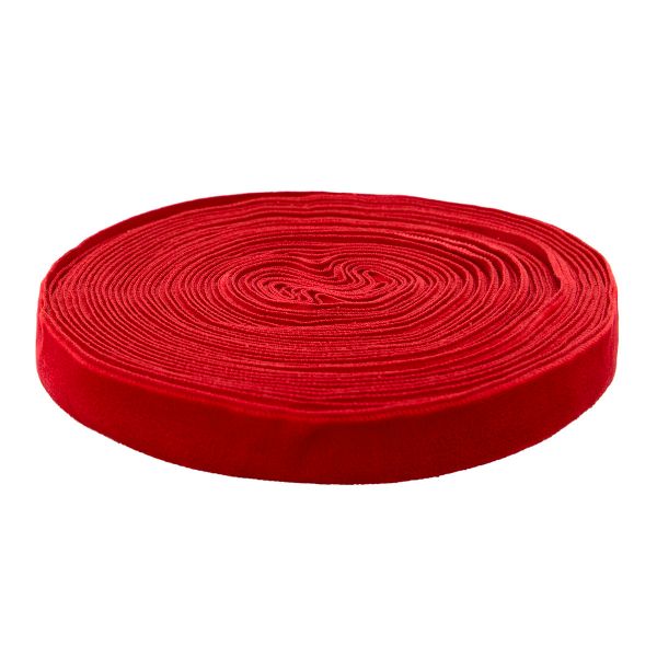 Лента бархатная (тесьма) 20.0 мм / 10±0.5 метров, рис. 8319, 10 красный, С3513Г17