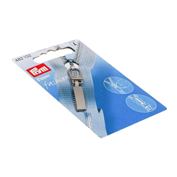 Пуллер для молнии классика, металл, матовый серебристый, Prym, 1 шт