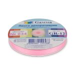 Лента репсовая (в рубчик) 12.0 мм / 45.5 метра, 034 розовый, Gamma GR-12