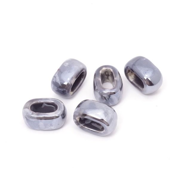 Бусины керамика 15х8 мм, цв. 003, 5 шт, Tesoro