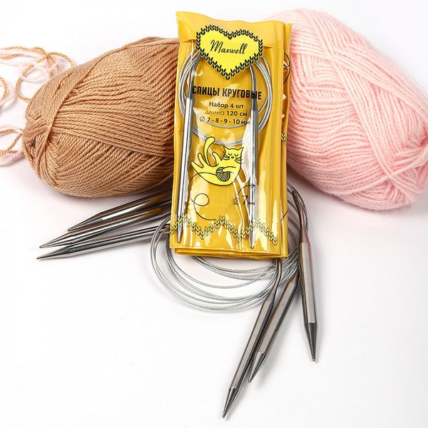 Набор круговых спиц Maxwell Gold 4 шт длина 120см 7-8-9-10мм