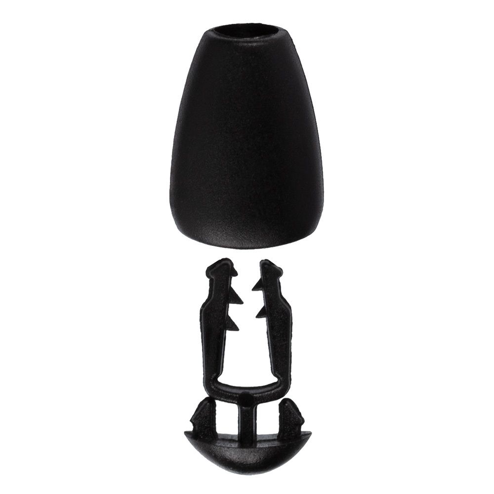 Наконечник для шнура пластик ⌀3.5 мм, 24 шт, №01 черный, Micron DB 4429