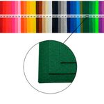 Фетр листовой мягкий 1.0 мм, 20х30 см, 10 шт, цв. 667 т.зеленый