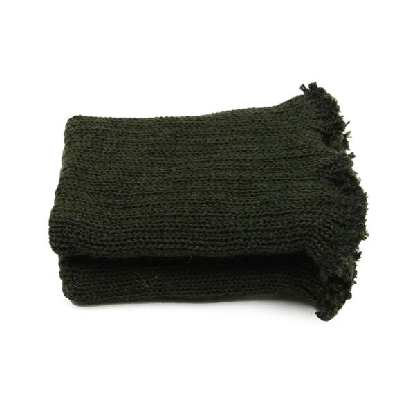 Манжеты трикотажные 7.0х9.5 см, 1 пара, плотные без шва, 369/1 оливковый