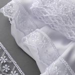 Кружево на сетке 25 мм, диз. 862, цв.01 белый, уп. 9 м, Kruzhevo