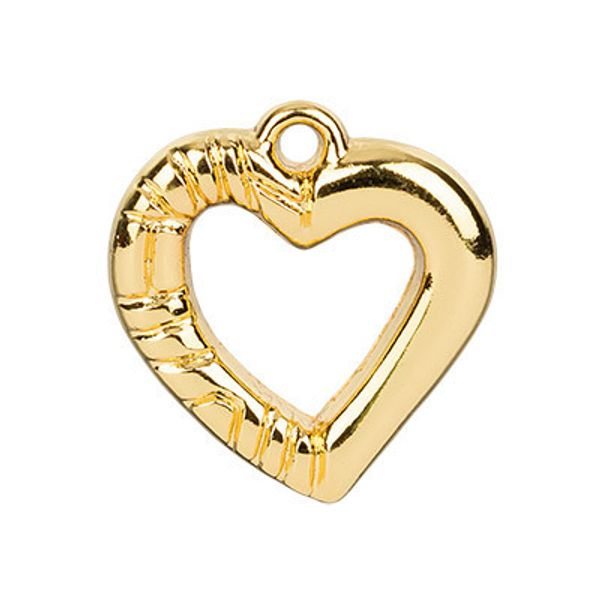 Подвеска для бижутерии 12х13 мм, 10 шт, №30 золото, Blitz PPT014