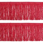 Бахрома отделочная широкая 120.0 мм / 25 метров, 171 красный