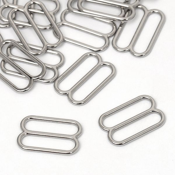 Рамки-регуляторы для купальника металл 19.0 мм, 819A.SW цв.никель, уп.100 шт