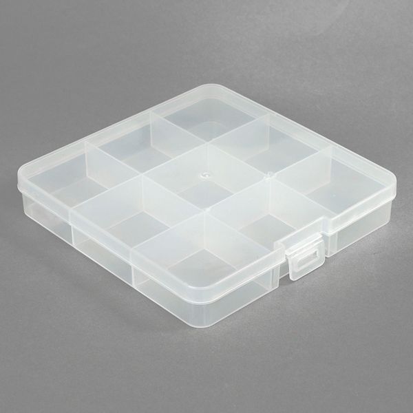 Контейнер для мелочей 13.5х13.7х2.3 см цв. в ассортименте