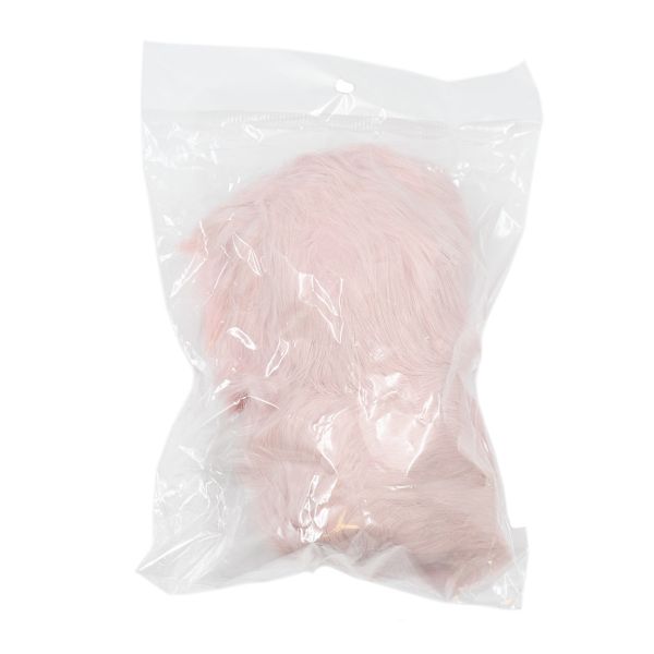 Помпон из искусственного меха 100 мм, кролик, 2 шт, К розовый