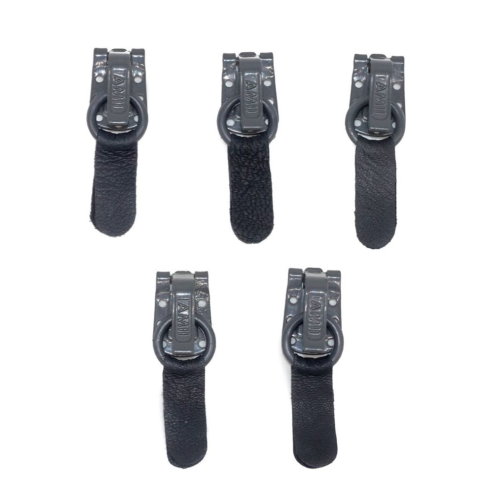 Крючок шубный Amii 50 мм, RAL 7015, 50 шт, т.серый