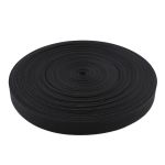 Стропа (ременная лента) 25 мм / 50 метров, толщ. 1.0 мм, [17 г/пог.м], 100% п/э, 005 черный