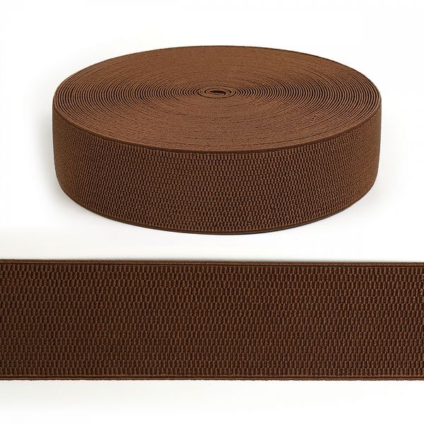 Резинка для подтяжек (помочная) 60.0 мм / 25 метров, ультра, RD.60304, 304 коричневый