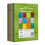Комплект тетрадей со справочными материалами Капсула знаний, A5 48 л. 12 шт на скобе 60 г/м², белизна 90% 1 шт клетка/линия, 01891 12 предметов, Светоч Т293