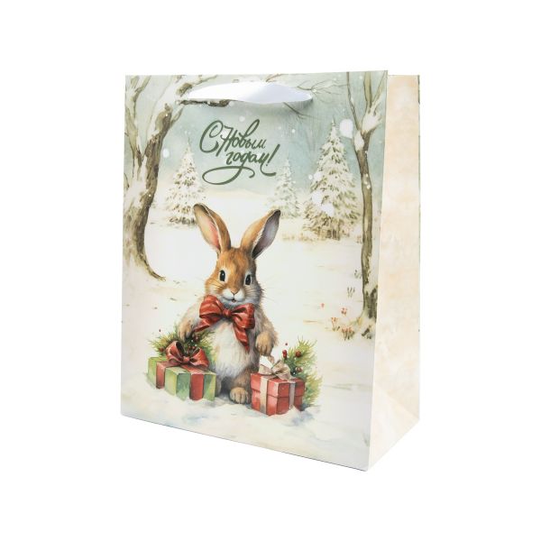 Пакет подарочный 210 г/м², 26х32х12 см, 12 шт, 02, Stilerra NHYM