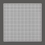 Канва пластиковая 10.7х10.7 см, 10 шт, 100% полиэтилен, квадрат малый, Gamma KPL-10