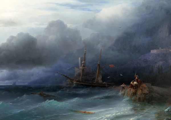 Пазл. Третьяковская галерея 1000 элементов, Айвазовский И.К. Буря. 1857, Фрея GTG-PZL-1000/04