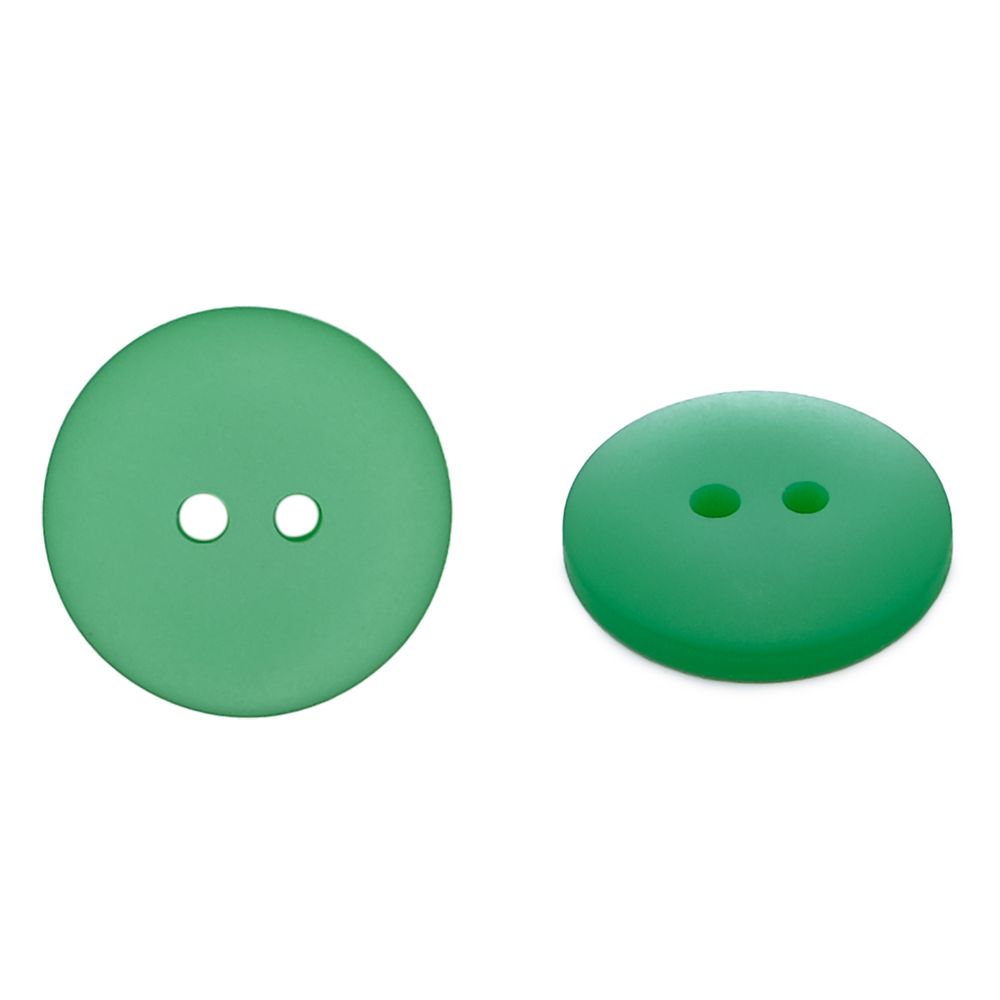 Пуговицы на 2 прокола 28L (18мм), пластик (col.34 светло-зеленый), CR-K18M, 144 шт