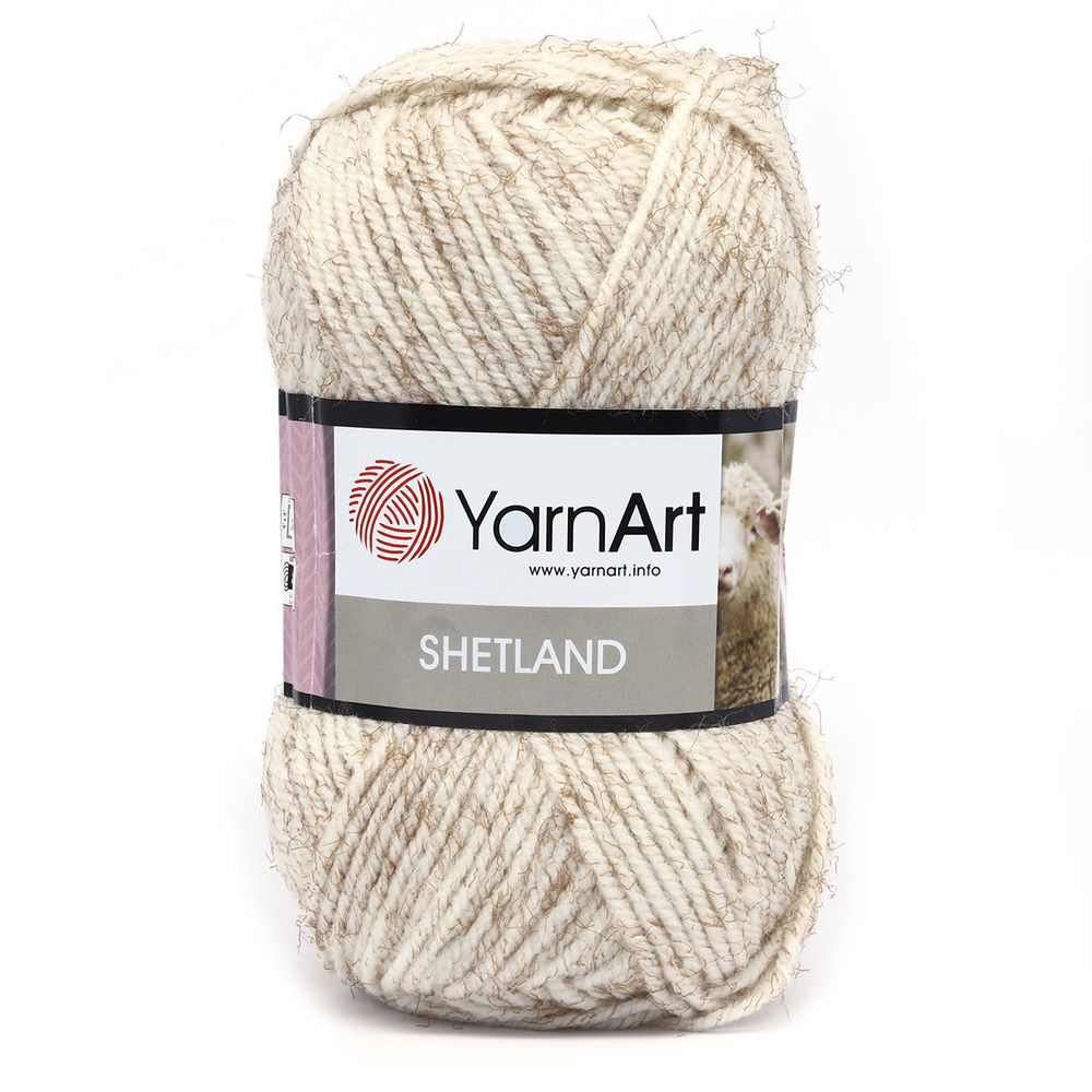 Пряжа YarnArt (ЯрнАрт) Shetland / уп.5 мот. по 100 г, 220м, 535-А молочно-розовый
