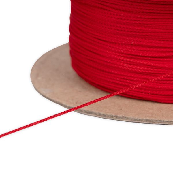 Шнур для мокасин ⌀1.0 мм, 200 м, 345010 / красный, Gamma 1с16