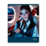 Тетрадь ученическая общая, A5 48 л. на скобе 65 г/м², белизна 100% 10 шт линия, 01535 Загадочный взгляд, Светоч Т206