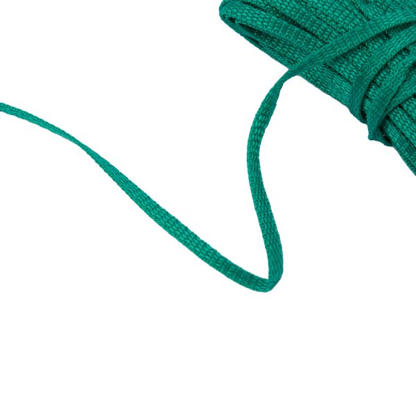 Стропа (ременная лента) 5 мм / 25 метров, толщ. 1.25 мм, [5.6 г/пог.м], 100% п/п, рис.9688, зеленый, Gamma С3857Г17