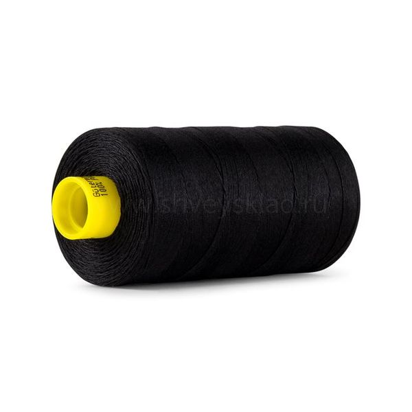Нитка универсальная Gutermann Mara 70/2, 700 м, 702170, 2111 ультра черный, 1 катушка