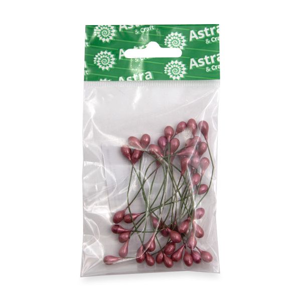 Тычинки для искусственных цветов 0,5х6см, вес 10гр. (коричневый), AR561