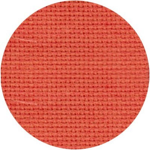 Канва для вышивания средняя №563 (465) (10смх55кл) (100%Хл) шир.150 см цв.оранжевый уп.5м